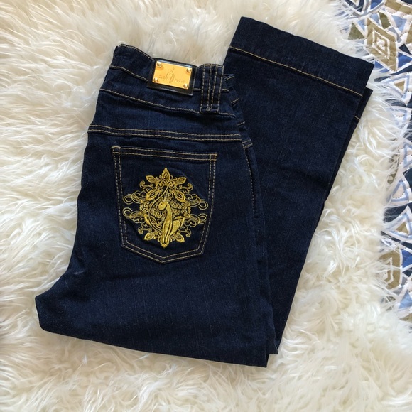 Baby Phat Denim - Baby Phat cropped jeans size 14 Baby Phat Denim - Baby Phat cropped jeans size 14
